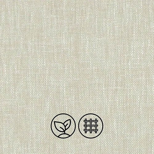 Hardwearing Cotton Blend Eco Friendly, Durable Composition: 48% Cotton, 52% Polyester Sempre is a durable polyester-cotton blend that combines the strength of polyester with the softness of cotton. Its natural tones provide versatile style, seamlessly complementing both modern and traditional home interiors while offering practical everyday performance. Hardwearing Cotton Blend Eco Friendly, Durable Composition: 48% Cotton, 52% Polyester Sempre is a durable polyester-cotton blend that combines the strength of polyester with the softness of cotton. Its natural tones provide versatile style, seamlessly complementing both modern and traditional home interiors while offering practical everyday performance.